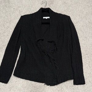 IRO black Mira fringe Jacket